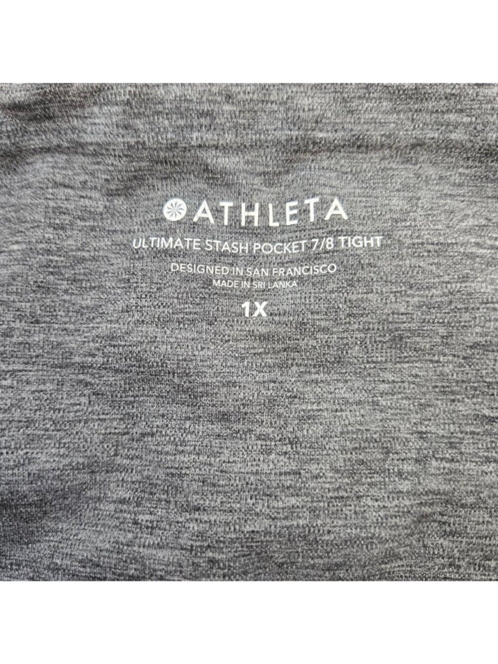 Athleta Ultimate Stash Pocket 7/8 Tight Leggings Size 1X - Picture 3 of 8